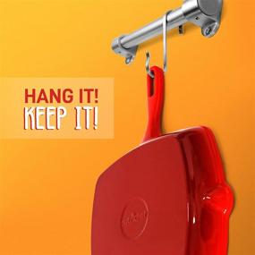 img 2 attached to NutriChef 11-дюймовая безмятежная чугунная гриль-плита для идеального гриля на электрических плитах, индукции и газе.