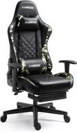 🎮 anbege gaming chair camouflage: adjustable, high back, ergonomic computer chair with footrest and massage lumbar cushion for ultimate comfort and gaming experience logo