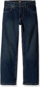img 2 attached to 👖 LEE Premium Select Regular Straight Boys' Jeans: Fashionable and Comfortable Clothing for Boys