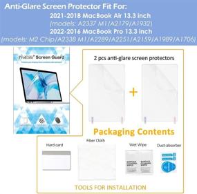 img 3 attached to 🔒 Premium 2-Pack ProElife Anti-Glare Matte Screen Protector for 2021-2018 MacBook Air 13 inch & 2022 MacBook Pro 13.3 inch - Apple M1/M2 Chip-Compatible Protective Shield Film