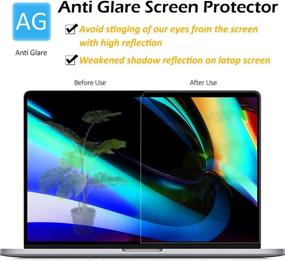 img 2 attached to 🔒 Premium 2-Pack ProElife Anti-Glare Matte Screen Protector for 2021-2018 MacBook Air 13 inch & 2022 MacBook Pro 13.3 inch - Apple M1/M2 Chip-Compatible Protective Shield Film