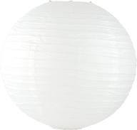 🏮 white weddingstar round paper lantern - 20 inch in diameter логотип