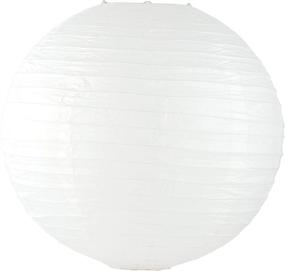 img 4 attached to 🏮 White Weddingstar Round Paper Lantern - 20 Inch in Diameter