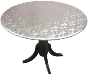 img 3 attached to 💎 JewelTops Metallic Diamond Fitted Table Covers: Ideal for Special Occasions, Holidays, Events, Parties, Birthdays, Anniversaries, Weddings, and Graduations. Also Functions as a Protective Table Pad.