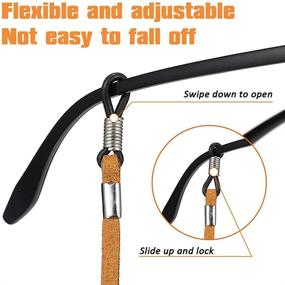 img 3 attached to 👓 Ultimate Eyeglass Adjustable Retainers: Non-Slip Hold & Screwdriver Combo