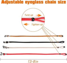 img 1 attached to 👓 Ultimate Eyeglass Adjustable Retainers: Non-Slip Hold & Screwdriver Combo