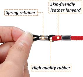 img 2 attached to 👓 Ultimate Eyeglass Adjustable Retainers: Non-Slip Hold & Screwdriver Combo