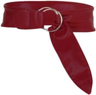 vintage leather accessories & belts for women: moonsix double casual collection logo