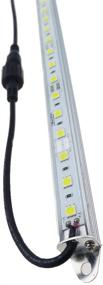 img 1 attached to 🐠 LEDENET 12" White Super Bright 18LEDs 5050 Aquarium LED Strip Lighting - Waterproof, Aluminum, 12V DC Linear Bar Lamp