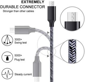 img 2 attached to Android Charger Charging Samsung Galaxy Portable Audio & Video for MP3 & MP4 Player Accessories