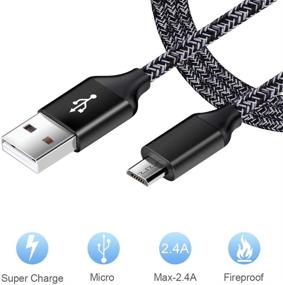 img 3 attached to Android Charger Charging Samsung Galaxy Portable Audio & Video for MP3 & MP4 Player Accessories