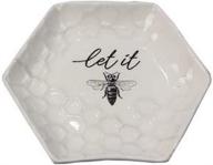 catchy ceramic bee spoon rest - a stylish kitchen essential logo