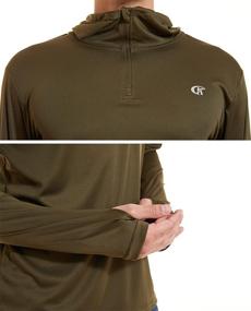 img 1 attached to Stay Protected and Comfortable with Satankud Athletic Hoodie for Fishing