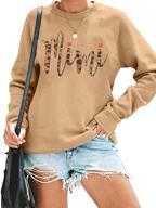 egelexy leopard sweatshirt letter grandma outdoor recreation logo