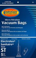 5-pack of envirocare replacement micro filtration vacuum bags for eureka sanitaire style st uprights логотип