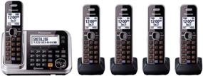 img 1 attached to 📞 Panasonic KX-TG7875S Link2Cell Беспроводной телефон с Bluetooth и улучшенным шумоподавлением