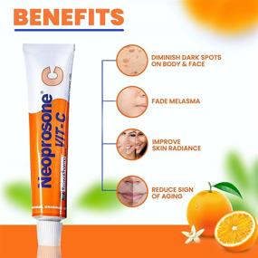 img 2 attached to 💫 Neoprosone Vitamin C Gel - Effective Dark Spot Fade Treatment for Neck, Face, Body, Armpit & Hands – Hyperpigmentation Solution with Alpha Arbutin – 1 Fl oz / 30ml – For Women and Men