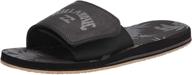 👞 men's billabong impact slide sandal in charcoal - comfortable and stylish shoes логотип