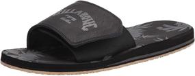 img 4 attached to 👞 Men's Billabong Impact Slide Sandal in Charcoal - Comfortable and Stylish Shoes