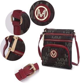img 1 attached to Crossbody Pocketbook Adjustable MKF Collection