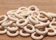 50pcs 25mm/1-inch natural unfinished wood rings circle wood pendant connectors - perfect for diy jewelry and craft making projects (25mm) logo