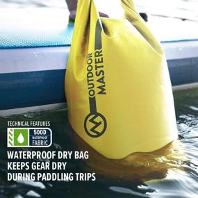 img 2 attached to 🎒 Durable OutdoorMaster Dry Bag - Waterproof Kayak Accessories Backpack for Rafting, Fishing, Swimming, and More - Perfect Boating Gifts for Men and Women