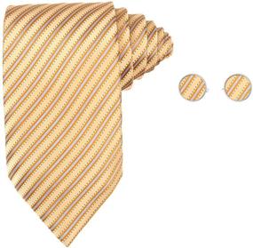 img 2 attached to A1132 Stripes Online Working Cufflinks - Boys' Accessories & Neckties