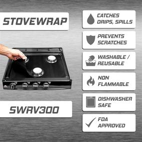 img 3 attached to 🔥 Stove Wrap: Protect & Guard Your Atwood, Dometic, and Wedgwood Vision RV Stoves – No More Scuffs, Scratches or Burnt Messes!