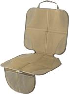 tike smart premium high back car seat protector in tan (beige): enhanced seo logo