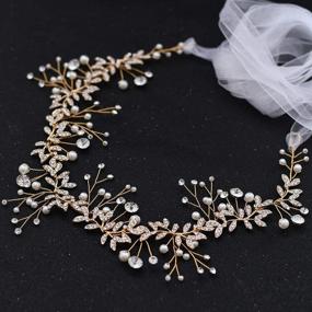 img 2 attached to 💍 Azaleas Women's Pearls Bridal Bridesmaid Dresses Sash Belts: Elegant Ivory Wedding Belt with Beaded Accents