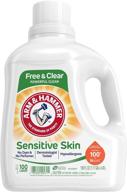 arm &amp; hammer sensitive skin free &amp; clear liquid laundry detergent - 100 loads, 150 fl oz logo