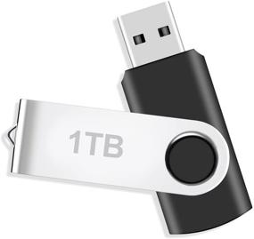 img 4 attached to 💻 Флеш-накопитель USB 3.0 High-Speed объемом 1ТБ от LUNANI - вращающийся дизайн, совместимость с Windows и Mac (черный)