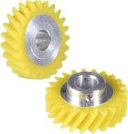 🔧 w10112253 mixer worm gear replacement parts by vloeisn for whirlpool kitchenaid | replaces oem numbers: 4162897, ap4295669, 4161531, 4169830 | set of 2 pieces logo