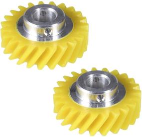 img 3 attached to 🔧 W10112253 Mixer Worm Gear Replacement Parts by Vloeisn for Whirlpool Kitchenaid | Replaces OEM Numbers: 4162897, AP4295669, 4161531, 4169830 | Set of 2 Pieces