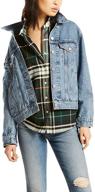 levis womens ex boyfriend trucker jacket women's clothing for coats, jackets & vests logo