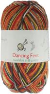 jubileeyarn dancing feet yarn - superwash wool, fine weight - hayride - 2 skeins logo