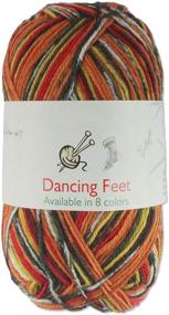 img 4 attached to JubileeYarn Dancing Feet Yarn - Superwash Wool, Fine Weight - Hayride - 2 Skeins