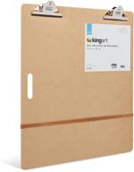 🎨 kingart sketchboard, 23" x 26" artist sketchboard: premium brown board for creative artists logo