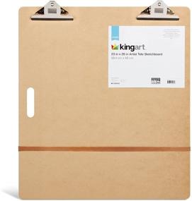 img 3 attached to 🎨 KINGART Sketchboard, 23" X 26" Artist Sketchboard: Premium Brown Board for Creative Artists