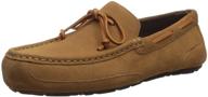 ugg chester chestnut driving loafer logo