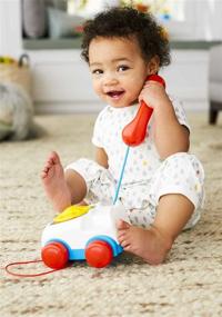 img 3 attached to Fisher-Price Chatter Telephone - Classic Pull Toy for Infants, SEO-Friendly