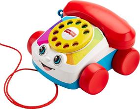 img 4 attached to Fisher-Price Chatter Telephone - Classic Pull Toy for Infants, SEO-Friendly