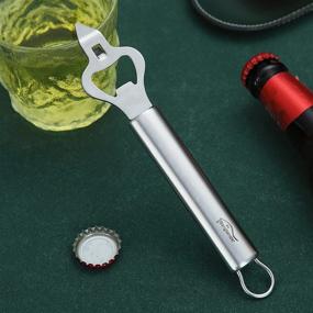 img 2 attached to 🍺 Berglander Stainless Steel Bottle Opener - Titanium Plated, Durable Beer and Soda Can Opener - Enhance Your Kitchen Gadgets