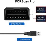 🔧 obdresource forscan elm327 адаптер: диагностический кодировочный инструмент для автомобилей серии ford f150 f250 lincoln mazda mercury на windows. логотип