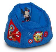 disney mickey mouse cozee fluffy chair: милый и удобный стул для детей до 6 лет. логотип