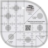 🧵 quilt with precision using the creative grids curved corner cutter quilt ruler - cgrccc logo