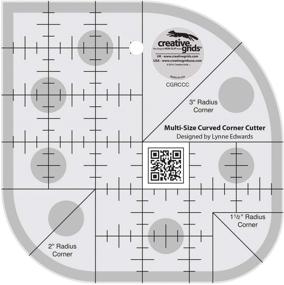 img 1 attached to 🧵 Quilt with Precision using the Creative Grids Curved Corner Cutter Quilt Ruler - CGRCCC