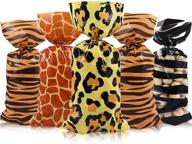 giraffe cheetah cellophane birthday supplies logo
