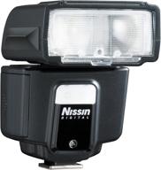nissin i40 compact flashgun for canon cameras logo