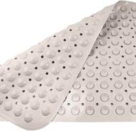 mboss non slip bath mat - keep your bathroom floor clean and slip-free with our shower massage mat logo